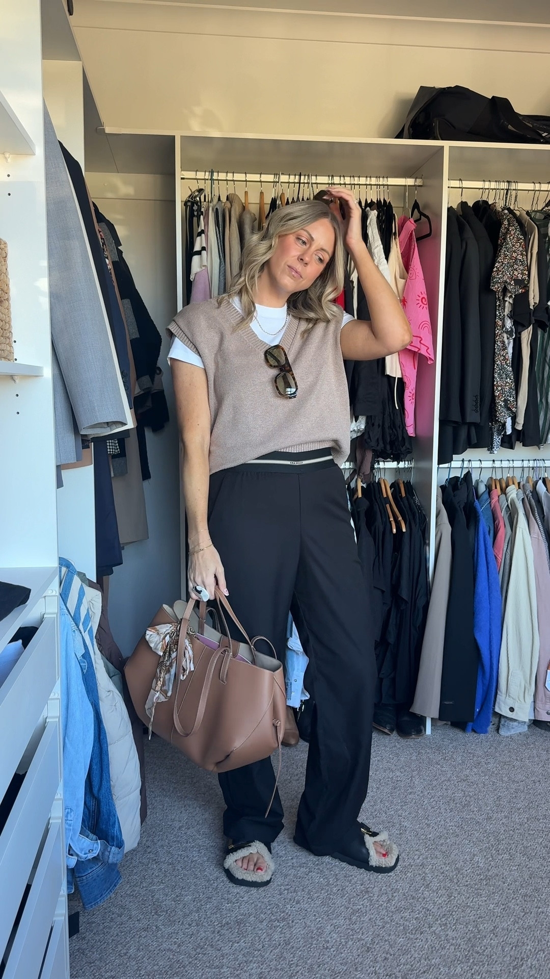 Layering my knit vest for a day at work. 

#LTKsummer #LTKworkwear #LTKstyletip