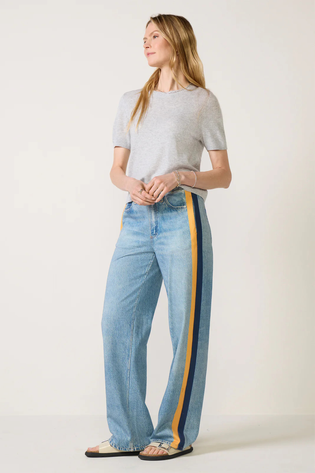 RAG AND BONE Women's Miramar Terry Track Pants Pull On, Size XS, Blue | Evereve