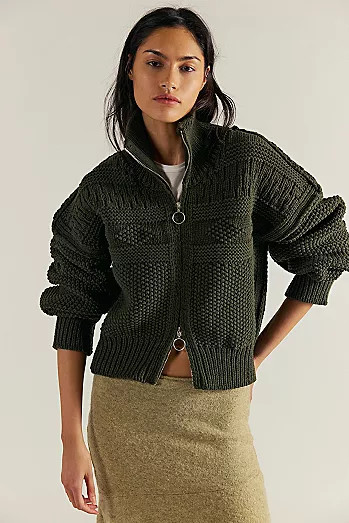 Polly Cable-Knit Sweater | Free People (Global - UK&FR Excluded)