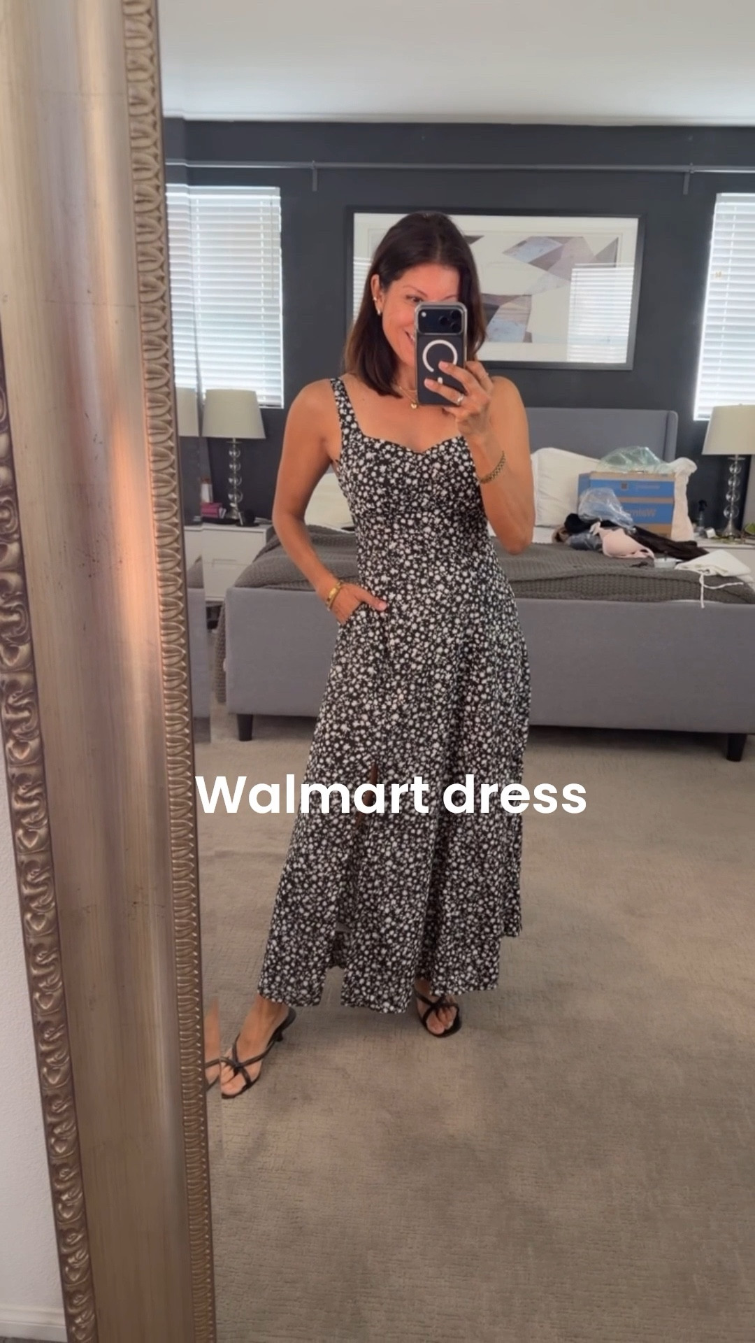 I love this one. Very pretty and flowy

Walmart- Scoop brand 
Fit tts, wearing xs 

Perfect Easter dress, or a shower and vacation 

#LTKOver40 #LTKootd #LTKSeasonal