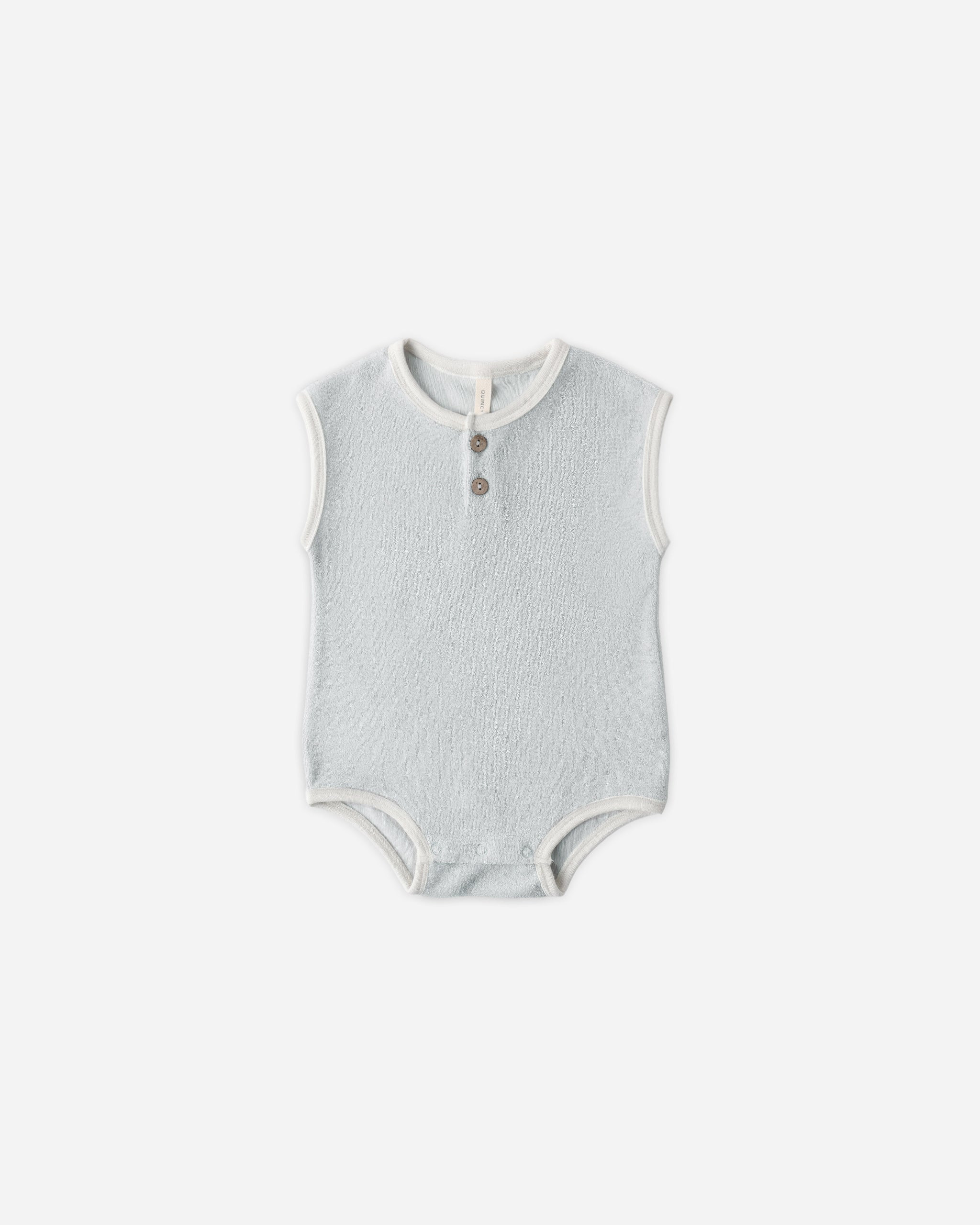 Terry Cloth Romper Sky | Rylee + Cru