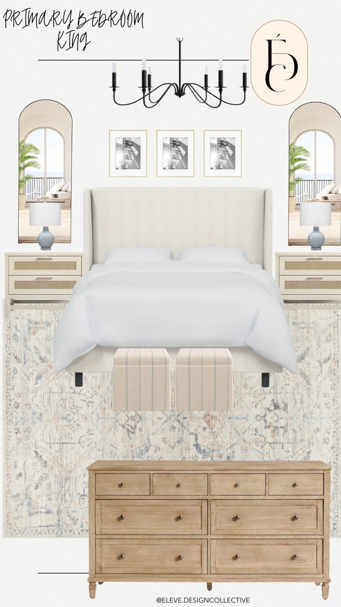 Primary bedroom design board for a clients lake house 🤍

#designboard #primarybedroom #ltkhome #bedroominspo #lakehouse #interiordesign #virtualdesign #coastal

#LTKHome #LTKSeasonal #LTKBeauty