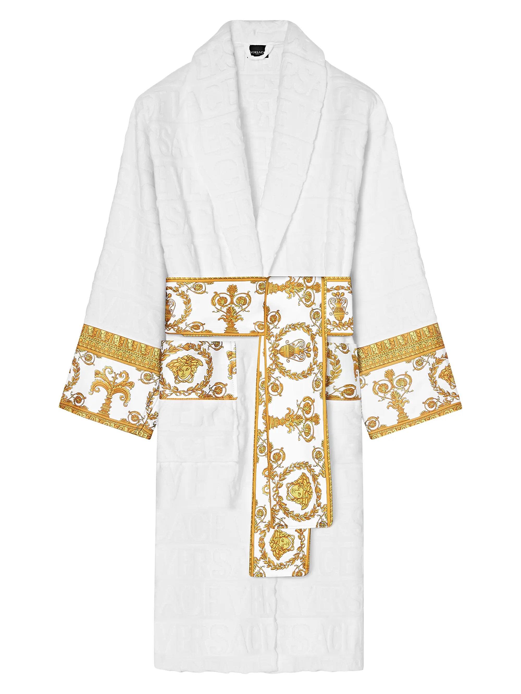 Best SellerVersaceLogo Baroque Bathrobe | Saks Fifth Avenue