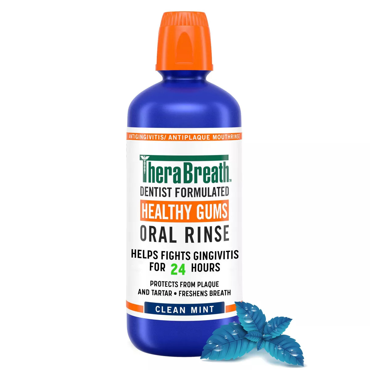 TheraBreath Healthy Mouthwash Rinse Mint - 16 fl oz | Target