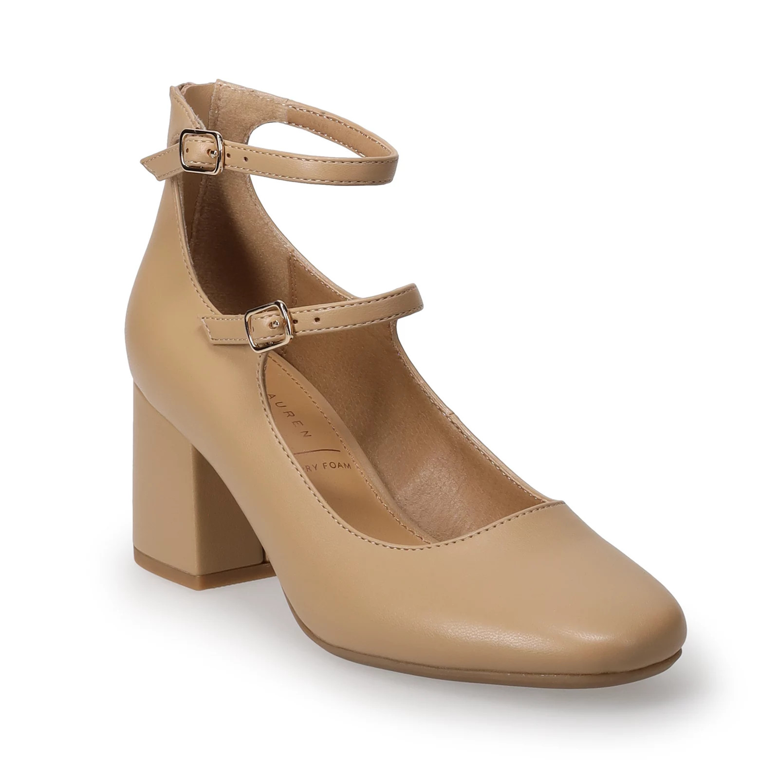 LC Lauren Conrad Bellinaa Women's Double Strap Dress Heels | Kohl's