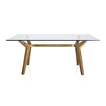 Strut Teak Table + Reviews | Crate & Barrel | Crate & Barrel