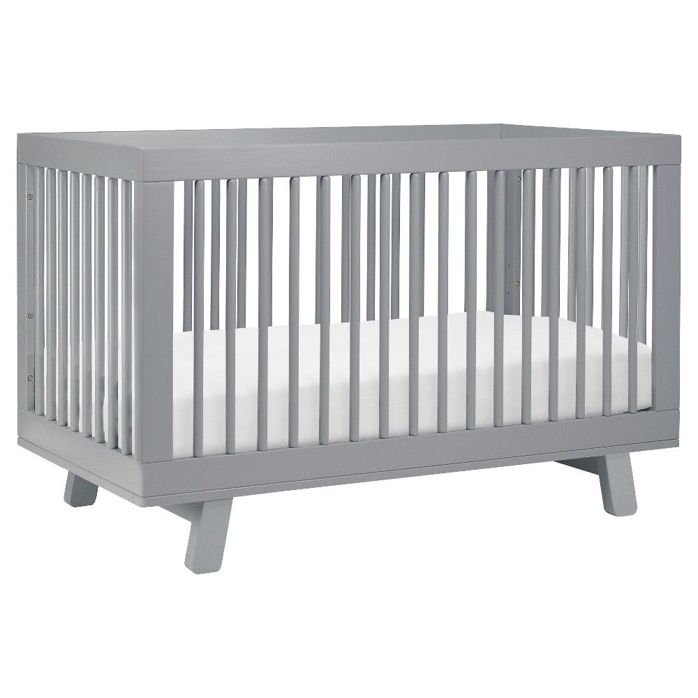 Babyletto Hudson 3-in-1 Convertible Crib with Toddler Rail, Gray | Target