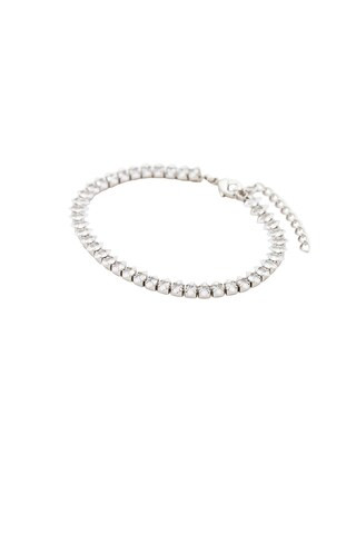 Thea Tennis Bracelet in Silver | Revolve Clothing (Global)