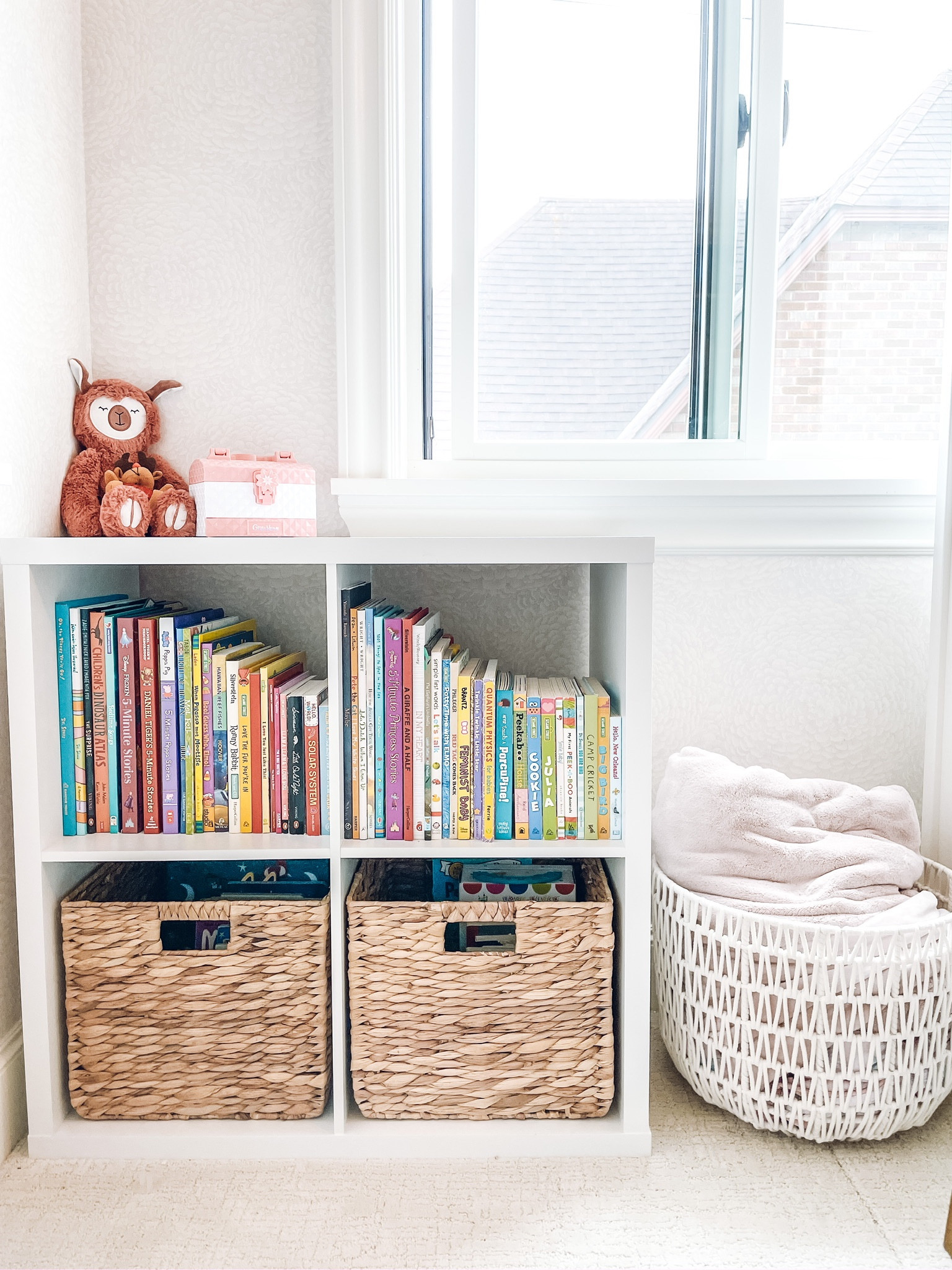 Bedroom organization✨Brightroom 4 Cube Organizer. Brightroom Woven Water Hyacinth Milk Crate. Amazon Where's Bluey?: A Search-and-Find Book. Threshold Rope Basket Cream. The Container Store Luna Round Cotton Rope Basket.

#LTKhome #LTKfamily #LTKkids