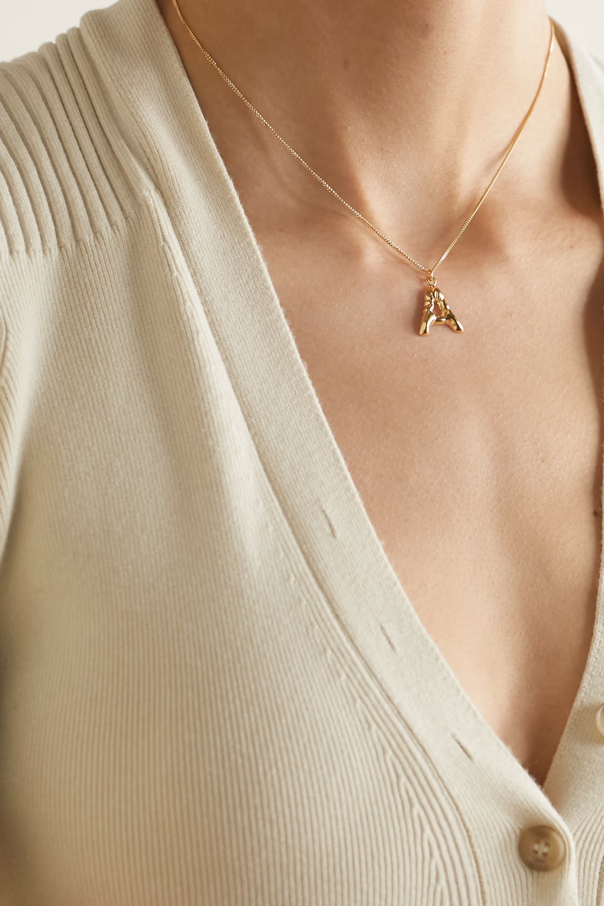 Gold vermeil necklace | NET-A-PORTER (US)