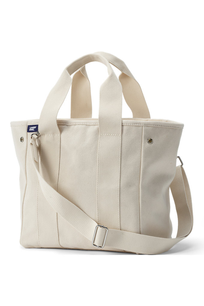 Canvas Multiway Pocket Tote - Lands' End - Ivory | Lands' End (US)