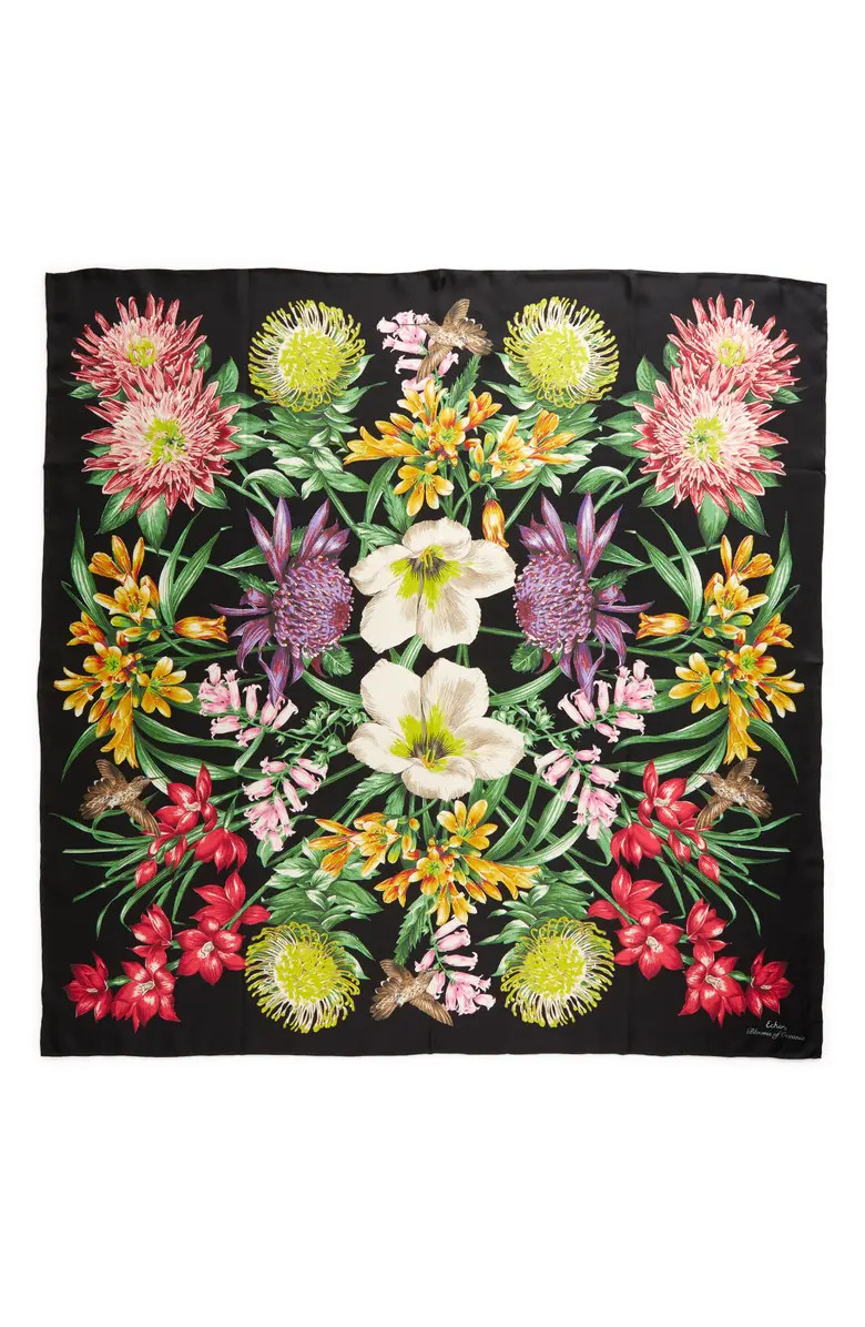 Blooms of Oceania Silk Square Scarf | Nordstrom