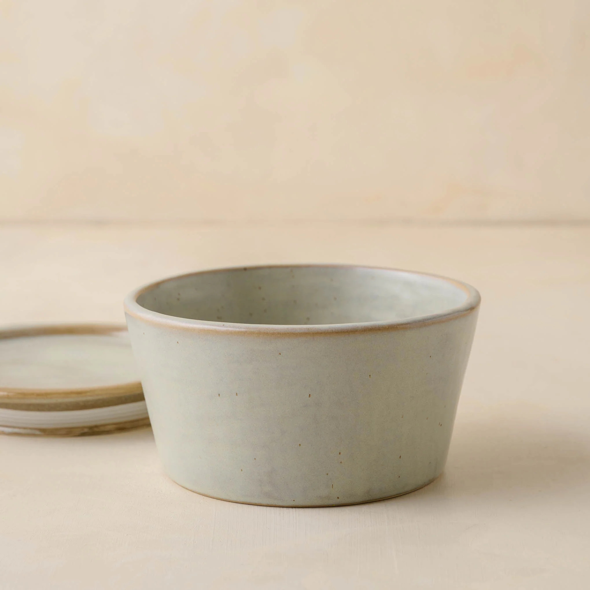 French Grey Ceramic Food Storage Bowl | Magnolia