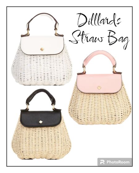 Cute straw
Bags from Dillards. 

#springbags

#LTKitbag