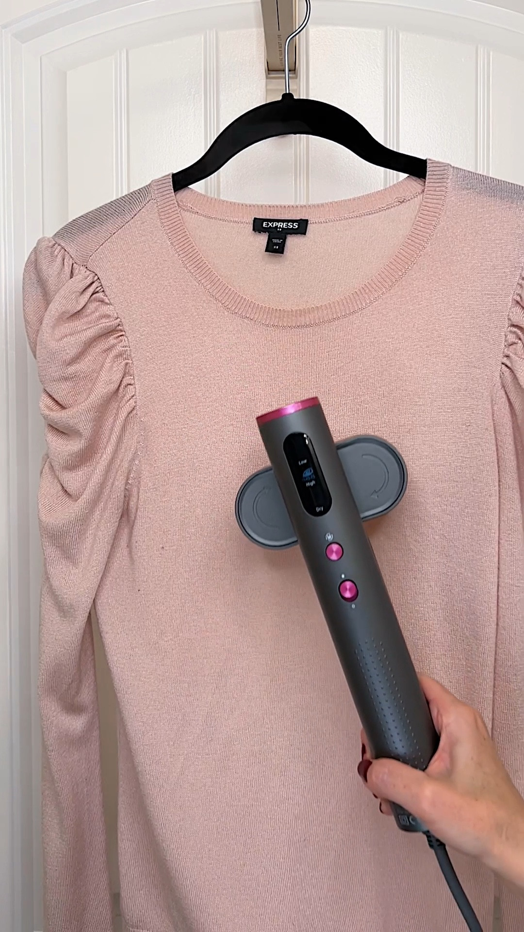 A travel steamer is a must-have to ensure your style isn’t compromised while away from home. This 2-in-1 steamer/iron has a rotating head and gives you the versatility of a steamer and an iron. It heats up in 15 seconds and can be used vertically and horizontally. 

#travelsteamer
#travelmusthave
#ltktravel
#steamer

#LTKHome #LTKStyleTip