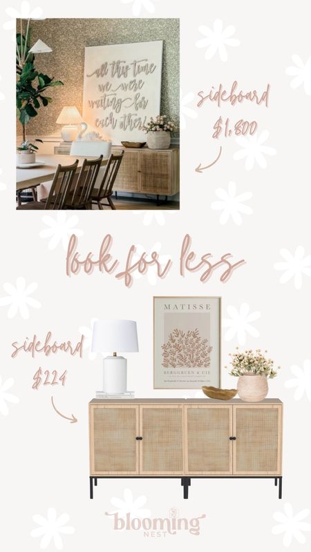 Check out this look for less!!

THEBLOOMINGNEST lulu and Georgia sideboard dining room storage target Walmart Amazon stems art lamp cozy Etsy



#LTKHome #LTKSaleAlert #LTKStyleTip