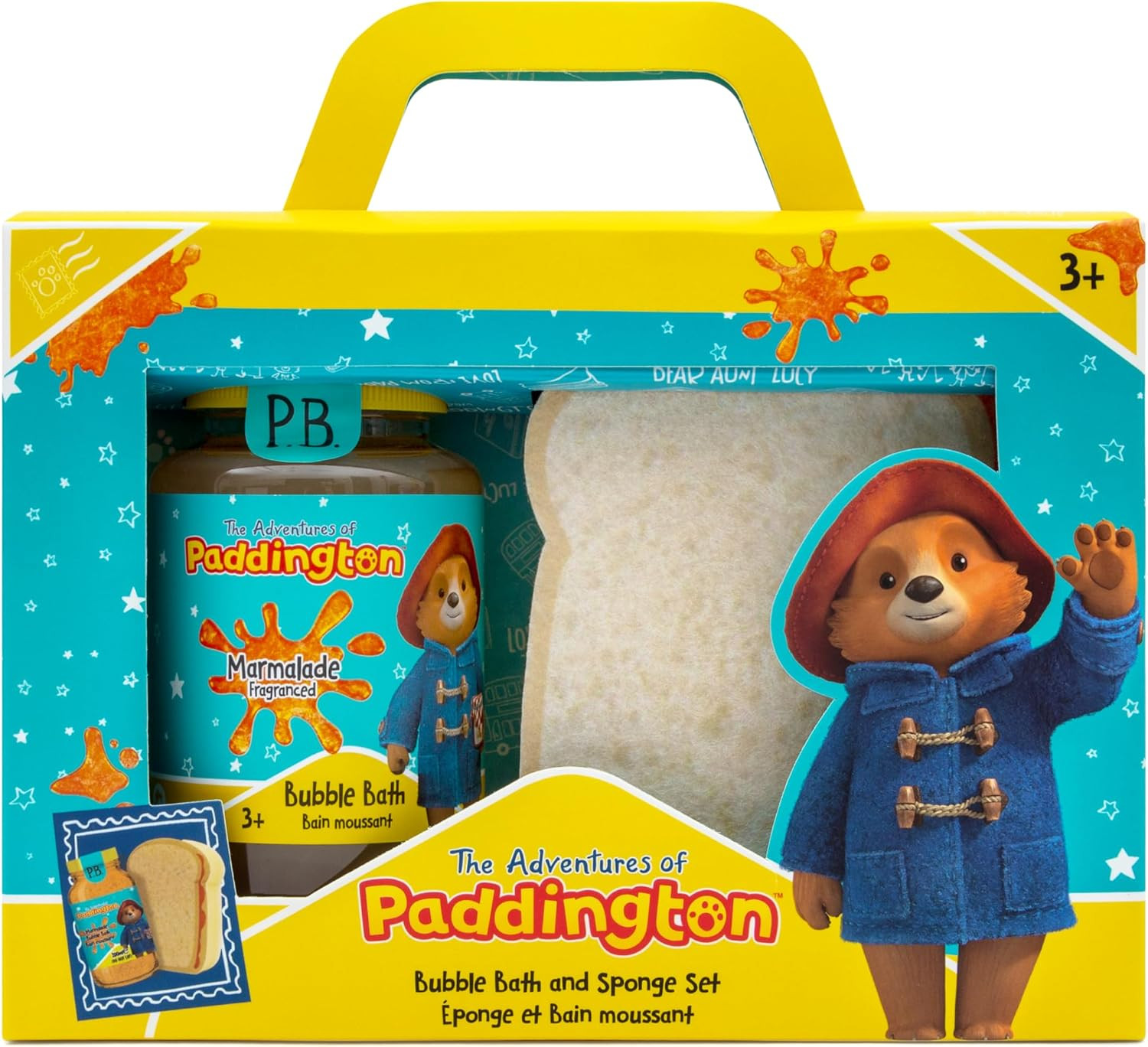 Paddington Bear Marmalade Sandwich Gift Set - Children's Bubble Bath and Bath Sponge - Children's Gift | Amazon (UK)
