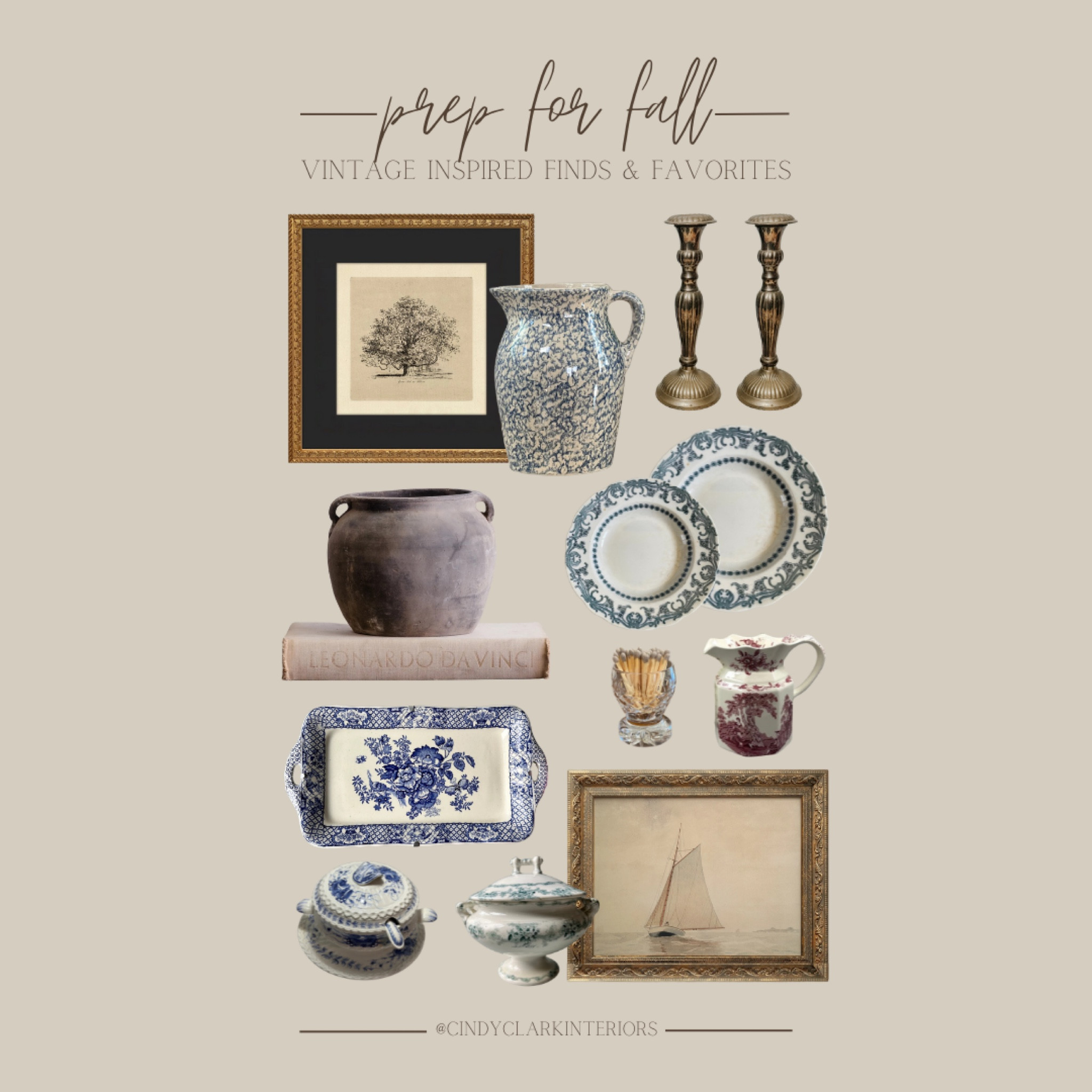 Prep your home for fall with some beautiful vintage finds! I’m loving all of these pieces, and have many of them in our home styled already. Art, ceramics and stoneware, dishware and more! 

#LTKHome #LTKStyleTip