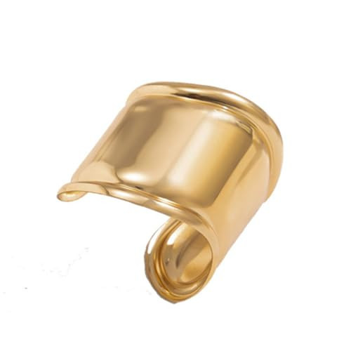 COLORFUL BLING Vintage Irregular Gold Cuff Bracelets for Women Chunky Wide Bracelets Statement Twisted Hammered Wrist Cuffs for Women Gifts-irregular gold | Amazon (US)