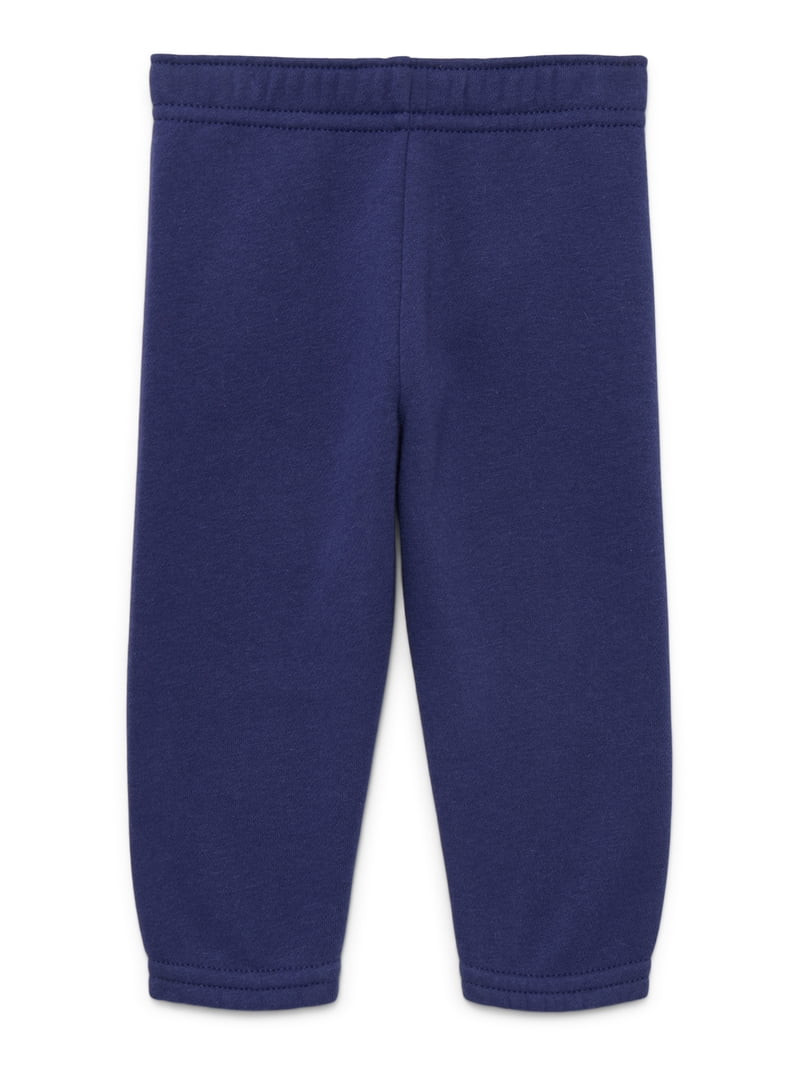 Garanimals Baby Girls Fleece Joggers, Sizes 6M-24M | Walmart (US)