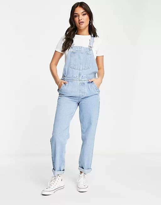 ASOS DESIGN 'original' denim overalls in midwash | ASOS (Global)