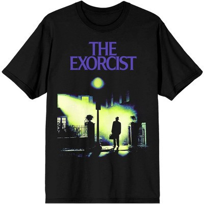 The Exorcist Horror Movie Cover Art Men's Black Graphic Tee Shirt-L | Target