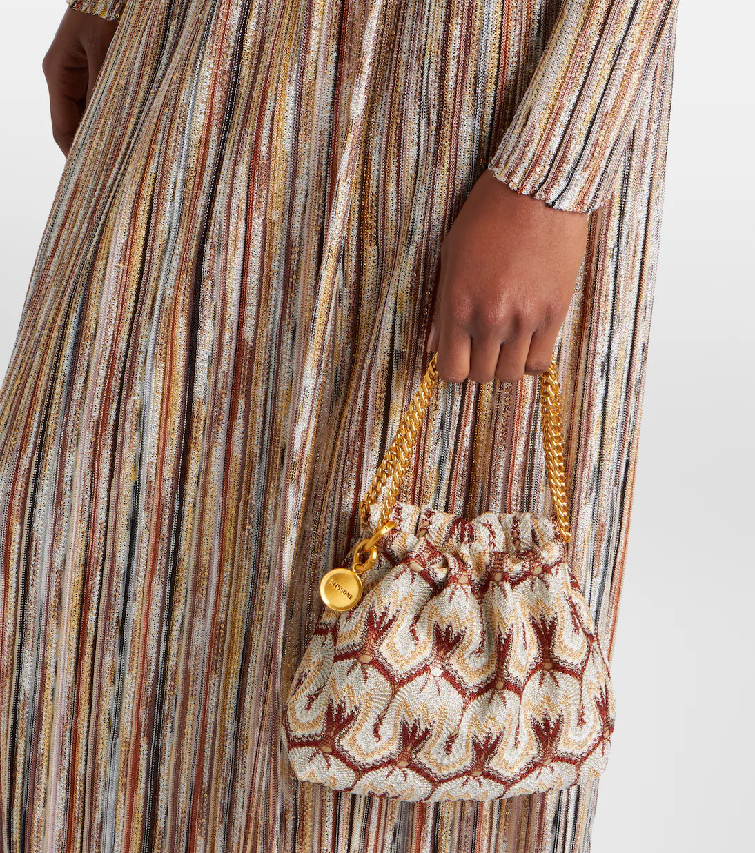 Mini lamé clutch | Mytheresa (US/CA)