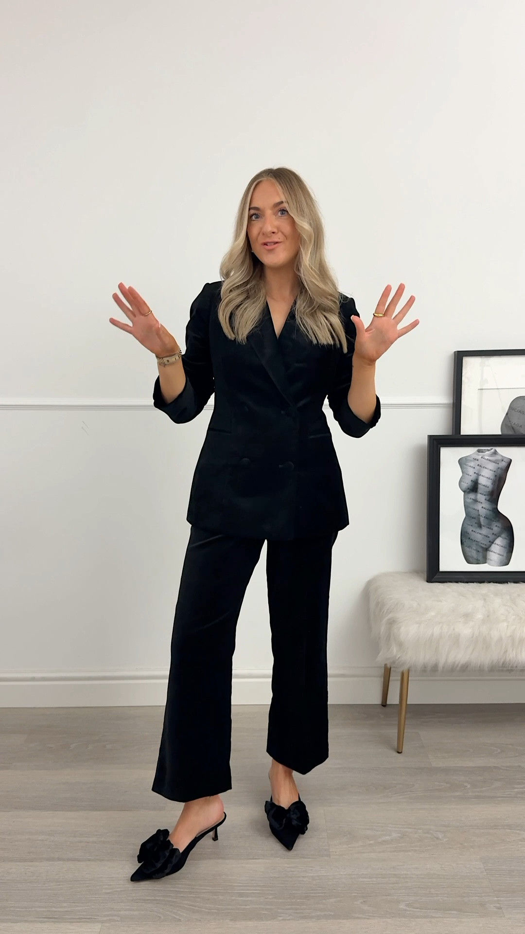 STACIE20 for 20% off full price items @nobodyschild AD

Velvet tux jacket & velvet black trousers both size 8 

#LTKpartywear #LTKsale #LTKfestive