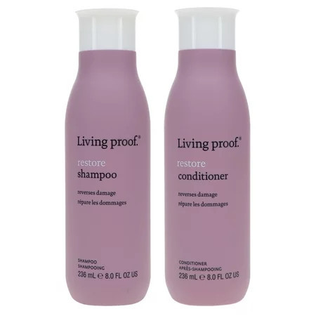 Living Proof Restore Shampoo 8 oz & Restore Conditioner 8 oz Combo Pack | Walmart (US)