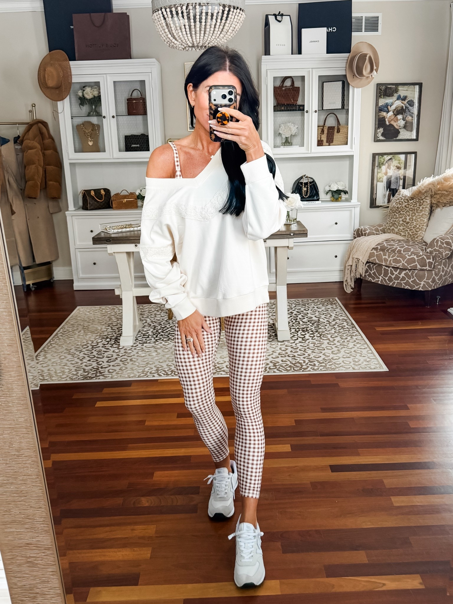 The cutest set and crochet trim sweatshirt @Target 
Medium bra small leggings and sweatshirt 

#LTKootd #LTKActive #LTKfitnessgoals