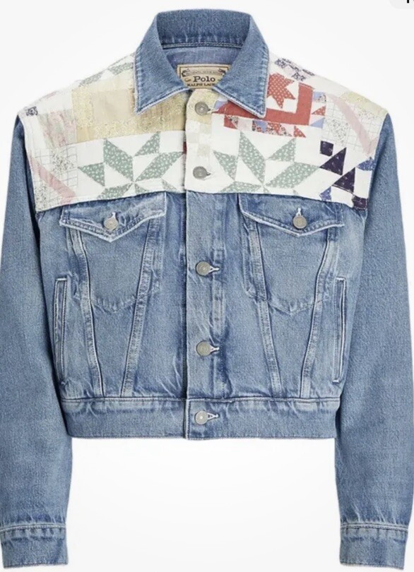 69 Polo By Ralph Lauren Quilted Denim Trucker Jacket M NWT $398 | eBay US