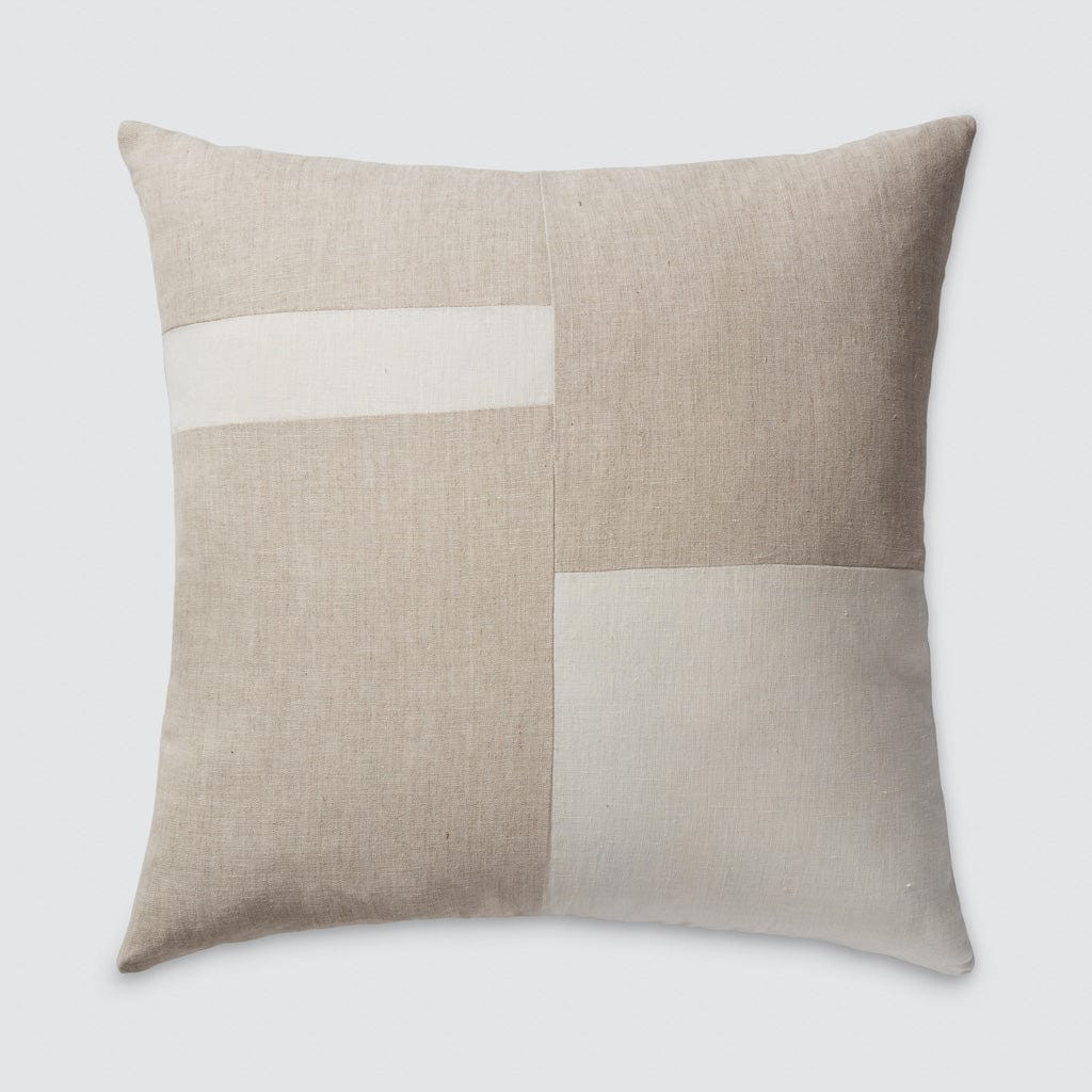 Samaya Minimalist Linen Pillow | Modern Linen Pillows at The Citizenry | The Citizenry