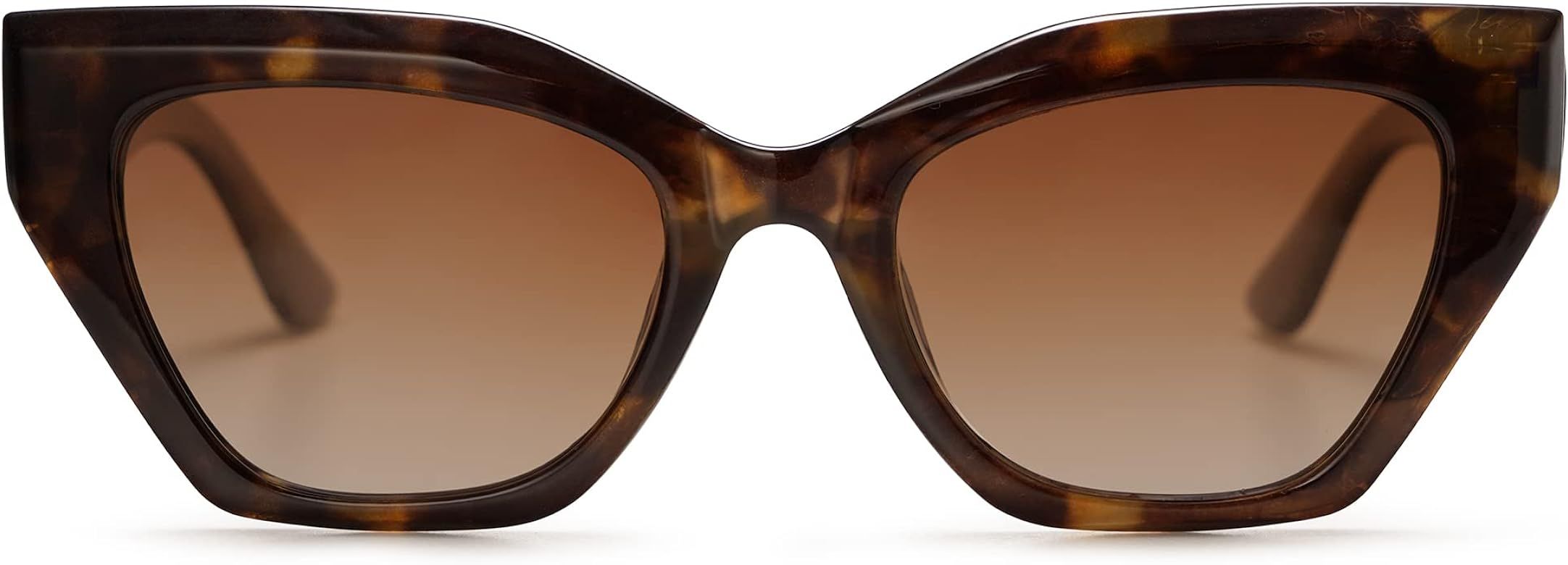 SOJOS Square Cateye Polarized Sunglasses for Women Retro Classic Vintage Trendy Shades Sunnies Gafas | Amazon (US)