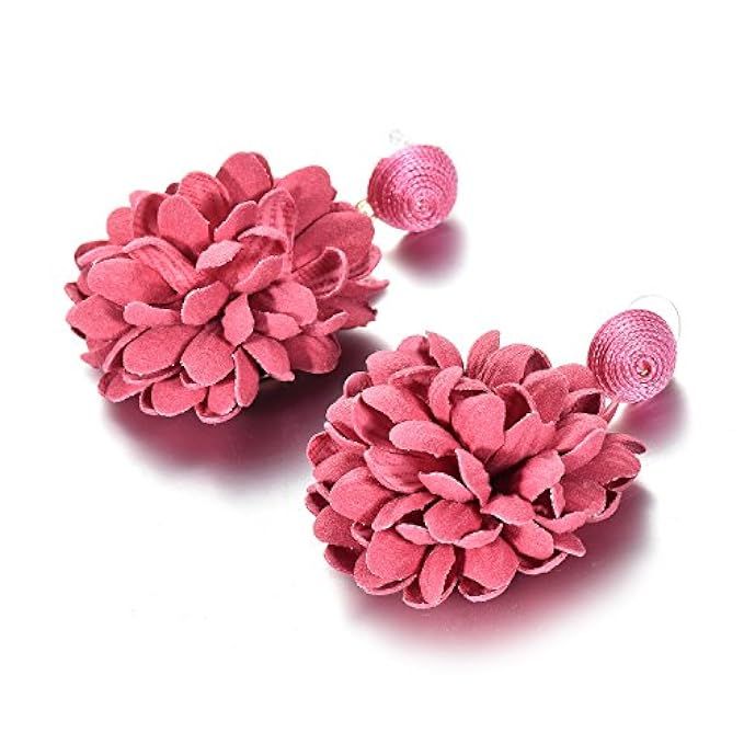 Oaonnea Women's Flower Statement Dangle Earrings Girls Jewelry Gifts | Amazon (US)