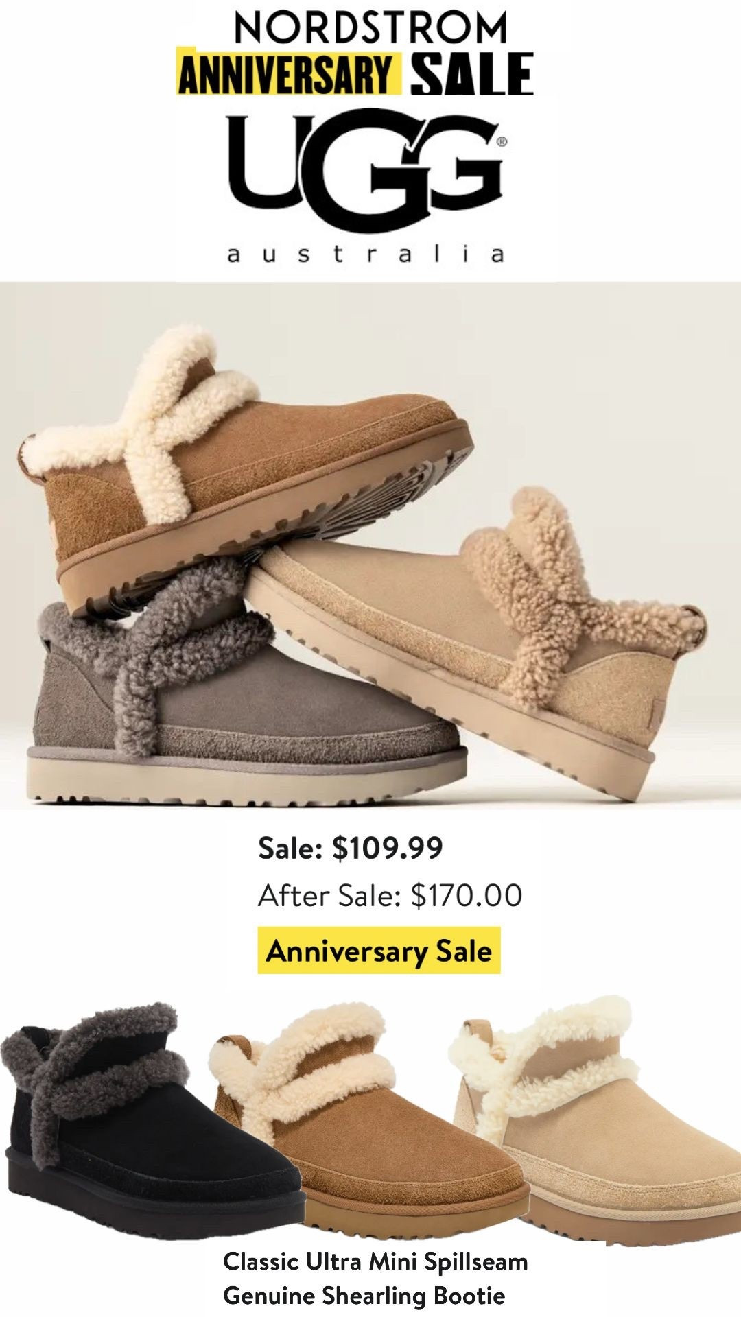 Nordstrom Anniversary Sale
I always pick up a pair of Uggs at the #nsale! Which is your favorite? Tell me if you got these they are sooo comfy! 

#LTKSaleAlert #LTKFindsUnder100 #LTKShoeCrush