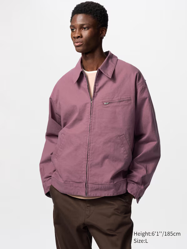 Zip-Up Blouson | UNIQLO (UK)