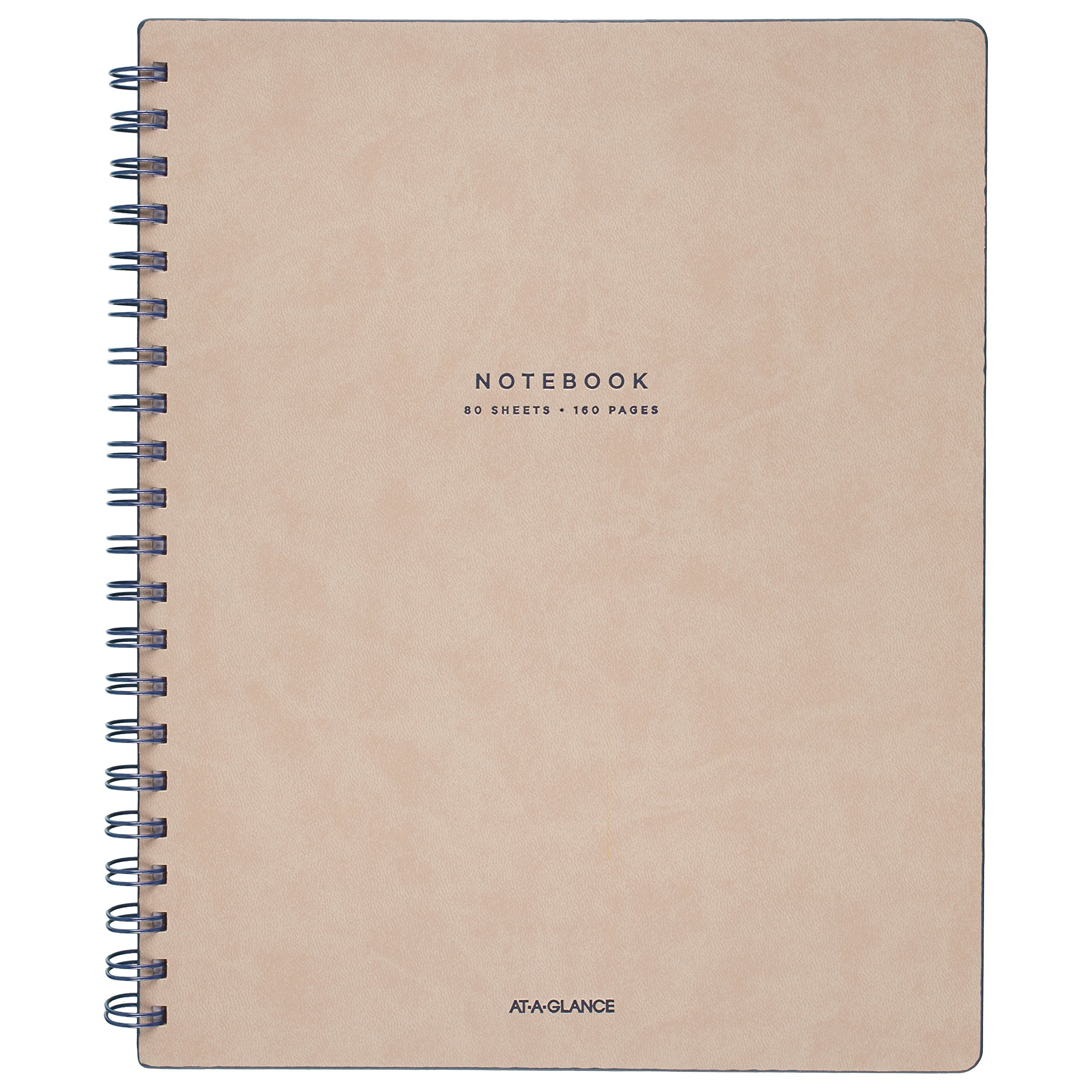AT-A-GLANCE Notebook, Twinwire, Ruled, 80 Sheets, 11 x 8-1/4", Collection, Tan/Blue (YP14307) | Amazon (US)