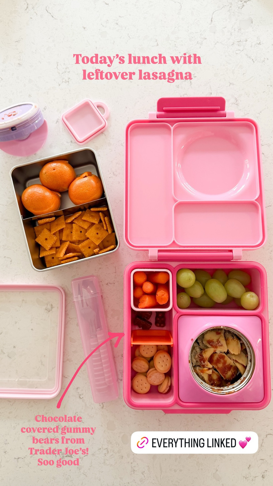 Lasagna lunch for the kids! Omie thermos lunchbox and Pottery Barn Kids stainless steel snack bento box

#LTKmorningroutine

#LTKsummer #LTKkids #LTKhome