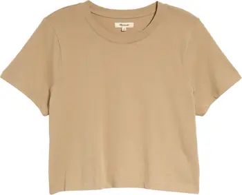 Madewell Bella Softfade Cotton Crop T-Shirt | Nordstrom | Nordstrom