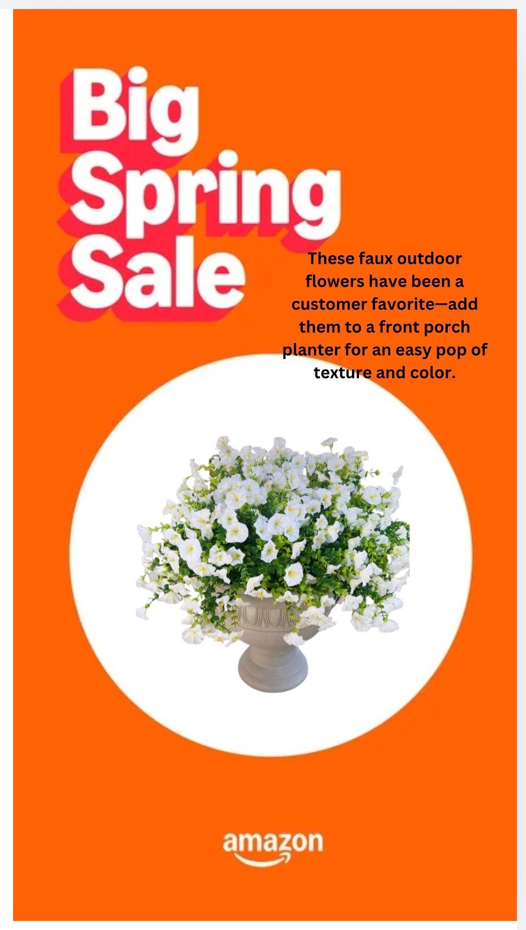 These faux outdoor flowers have been a customer favorite—add them to a front porch planter for an easy pop of texture and color.

#LTKSeasonal #LTKHome #LTKSaleAlert