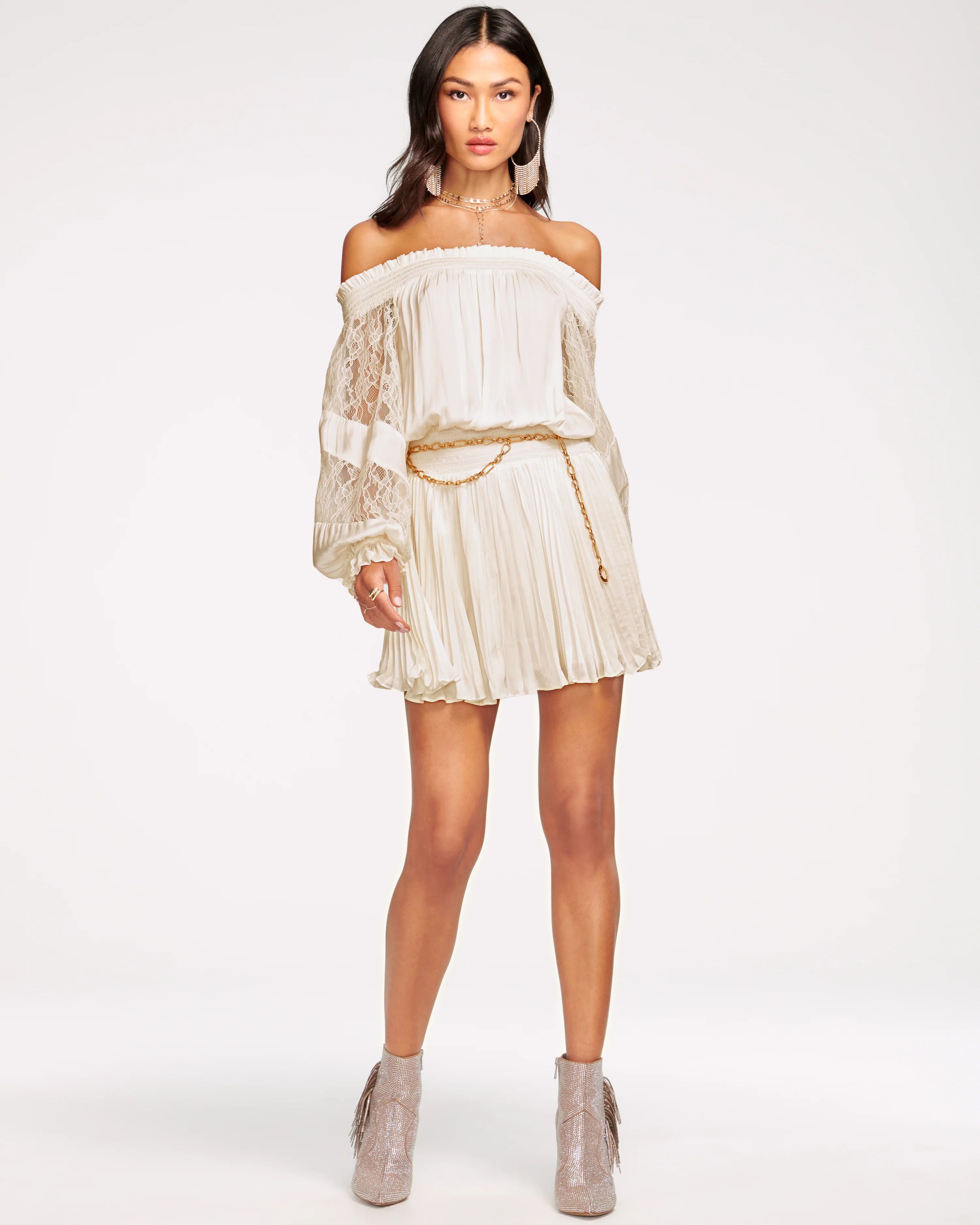 Trent Lace Off-The-Shoulder Dress | Ramy Brook