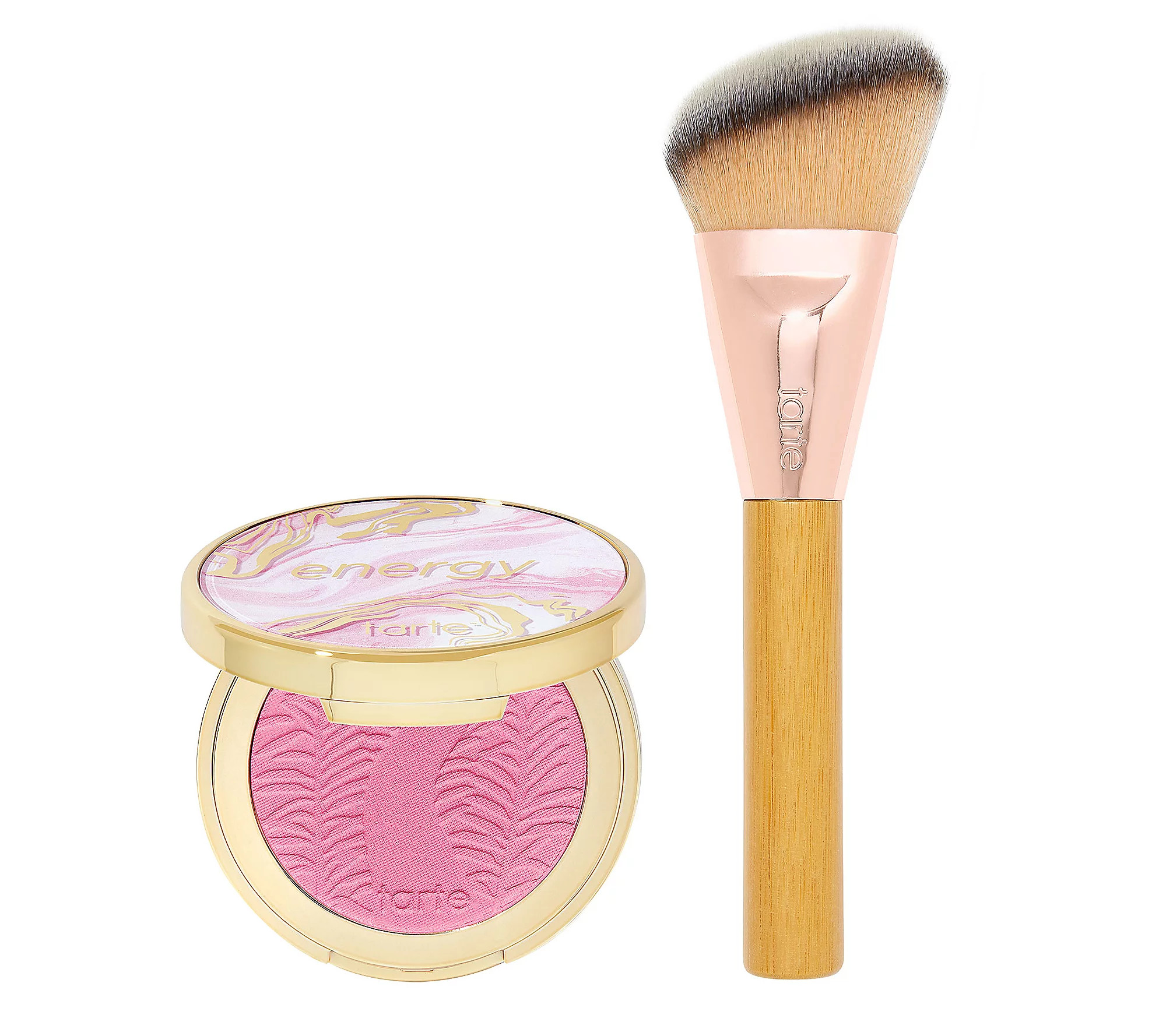 tarte Amazonian Clay Skintuitive Blush w/Angled Brush | QVC