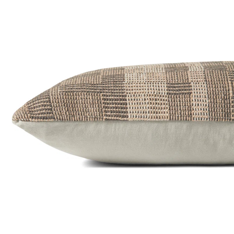 Amber Lewis x Loloi Bea Charcoal / Natural Pillow | Wayfair North America
