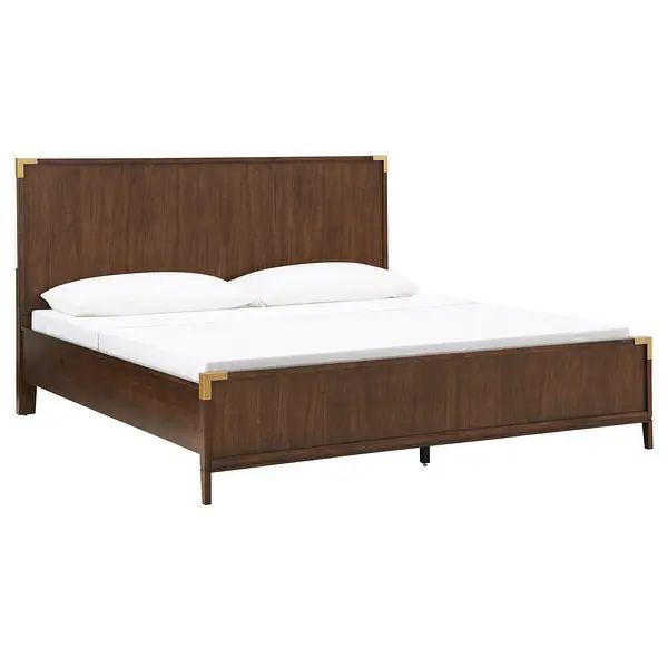 Khourush Low Profile Campaign Platform Bed by iNSPIRE Q Modern - On Sale - Overstock - 36061089 | Bed Bath & Beyond