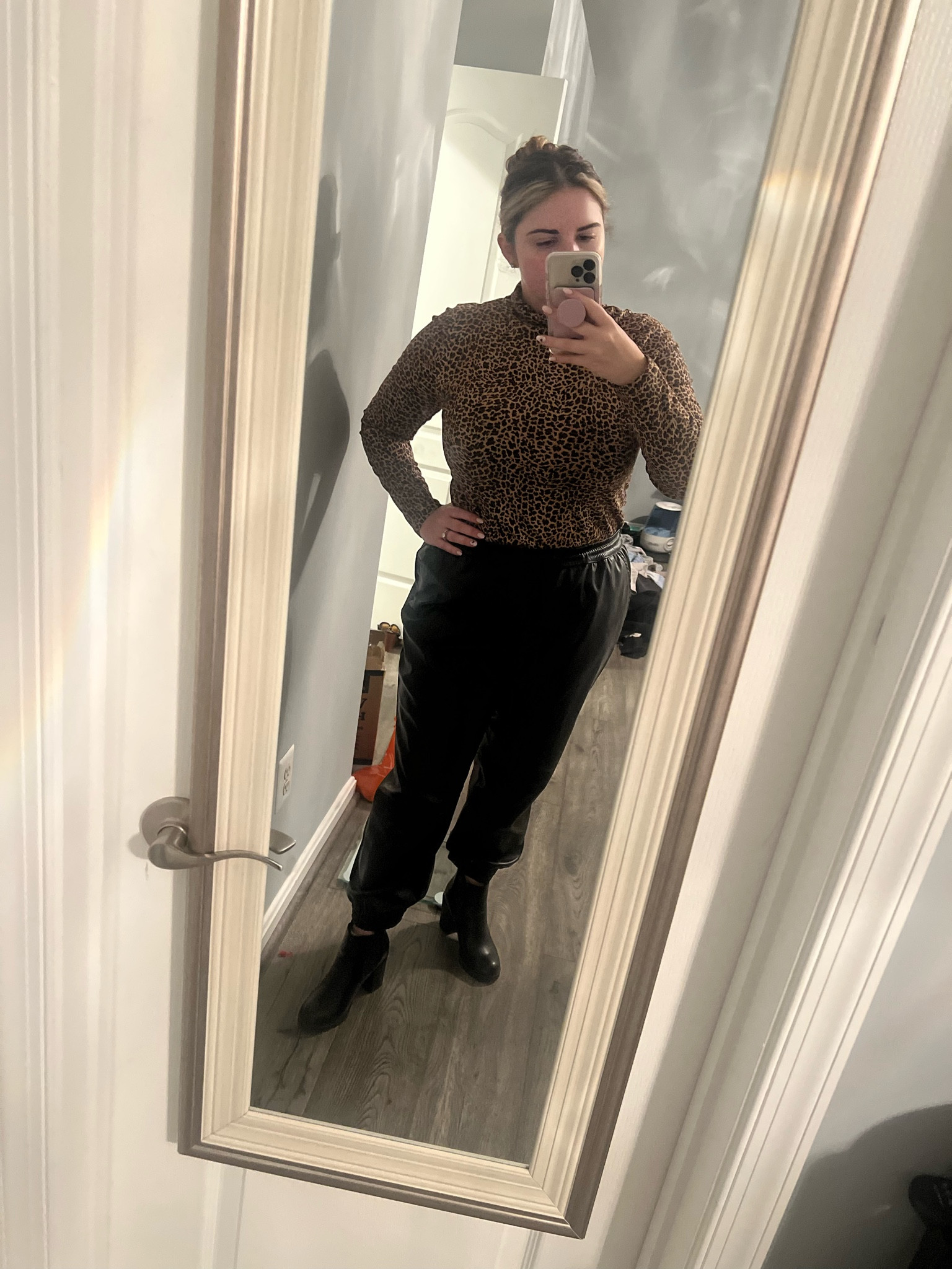 Casual date night outfit. Turtlenecks are on sale 

Turtleneck - medium 
Pants - large 

#LTKsalealert #LTKSeasonal #LTKunder50