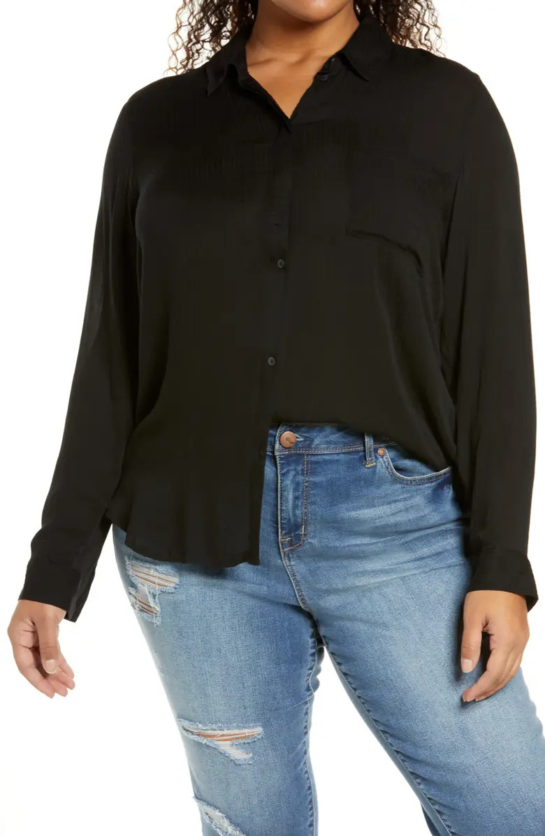 Dobby Classic Button-Up Shirt | Nordstrom