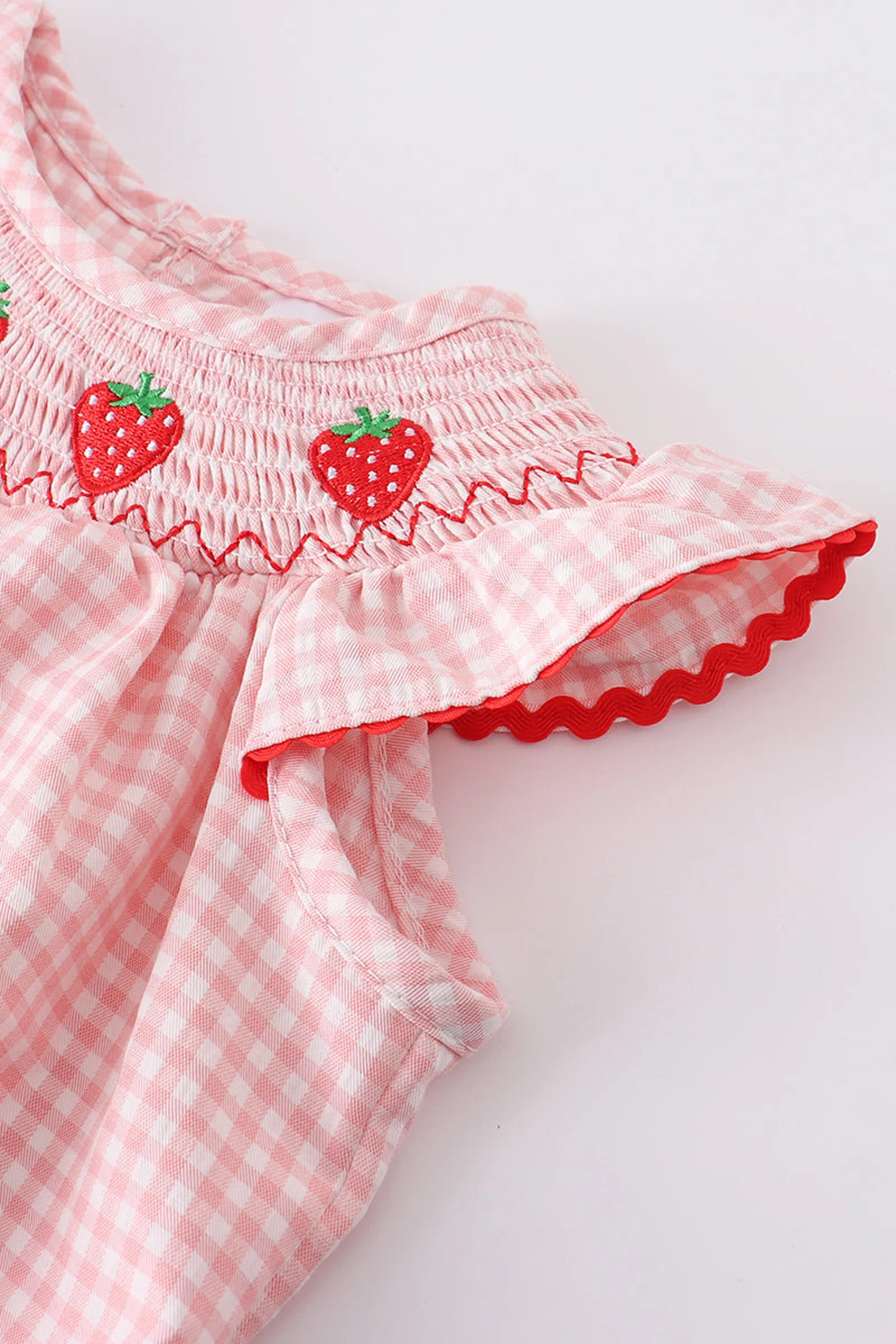 Birthday Strawberry Romper Bubble, Smocked Romper, Berry First Birthday, Sweet One Romper, Strawb... | Etsy (US)