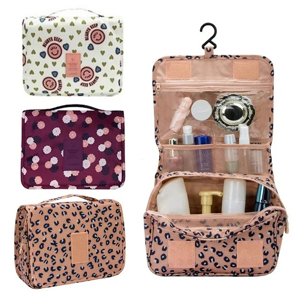 Windfall Travel Makeup Bag Water-resistant Toiletry Cosmetic Bag Travel Makeup Organizer Folding ... | Walmart (US)