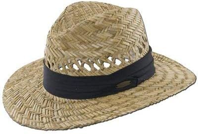 Panama Jack Safari Straw Hat - Lightweight, 3" Big Brim, Inner Elastic Sweatband, 3-Pleat Ribbon ... | Amazon (US)