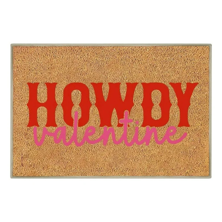 Valentine's Day Coir Doormat Valentines Loved Welcome Doormat Outdoor Entrance Coir Non-slip Indo... | Walmart (US)